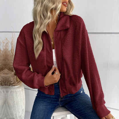 Women's cozy fleece jacket NOVAE