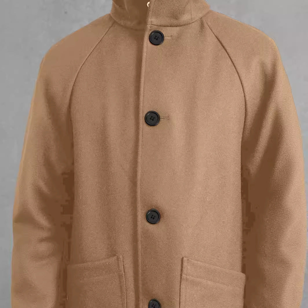 Men's casual hooded coat with comfortable pockets and warm lining NOVAE