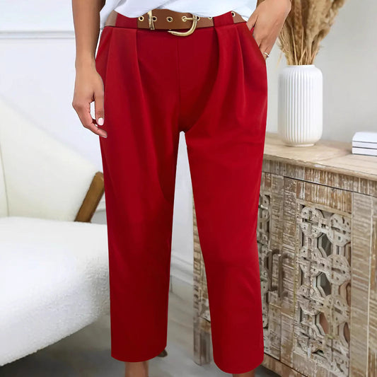 Women's Classic High-Waisted Wide-Leg Trousers NOVAE