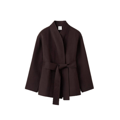 Women's wrap jacket made of high-quality, soft material with a tailored cut NOVAE