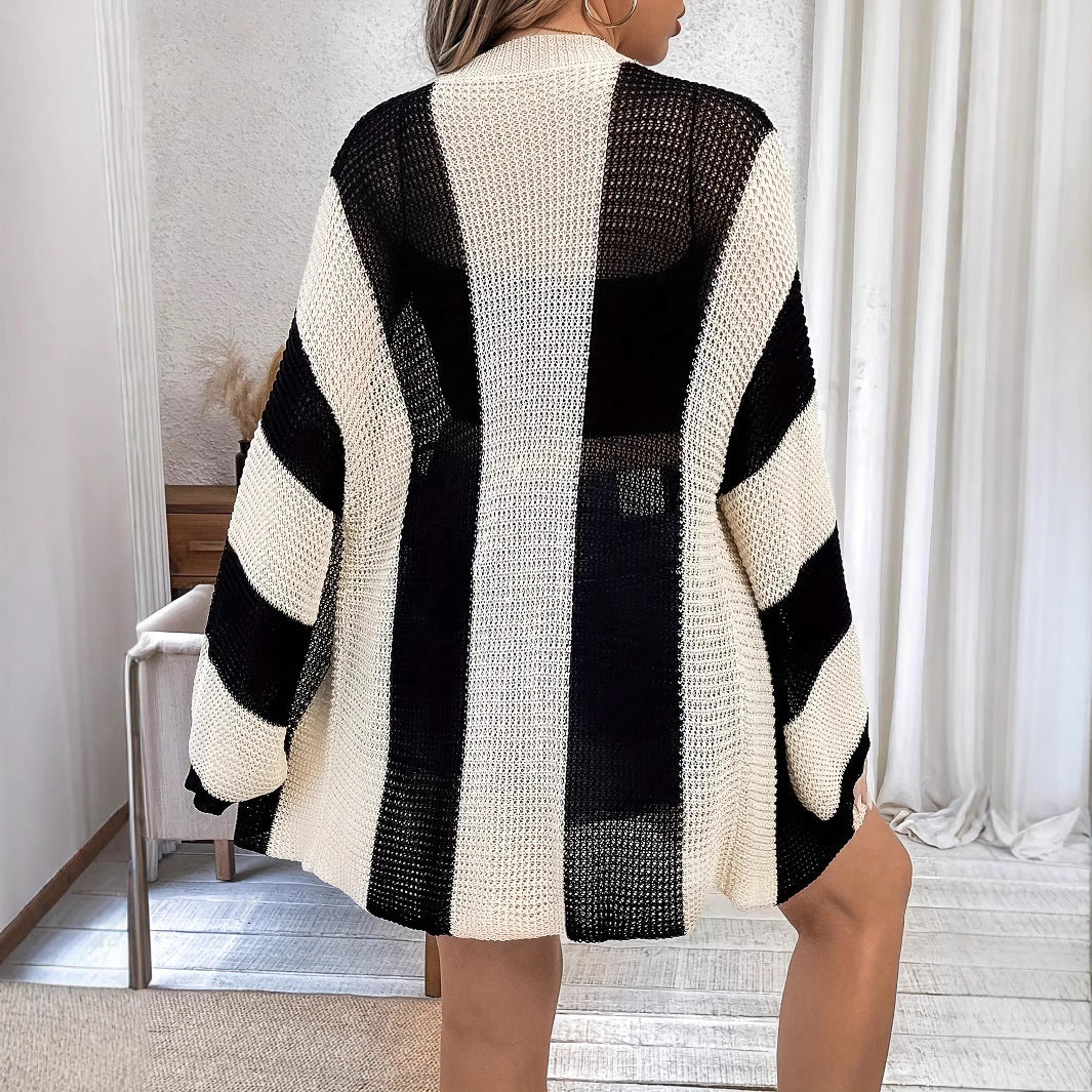 Women's cardigan in a light mesh design NOVAE