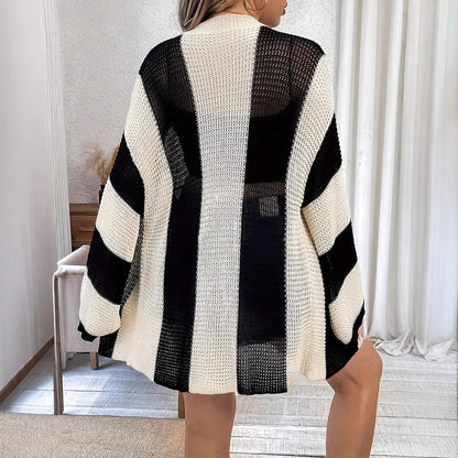 Women's cardigan in a light mesh design NOVAE