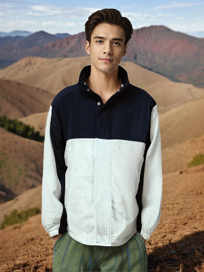 Men's functional transitional jacket with high collar NOVAE