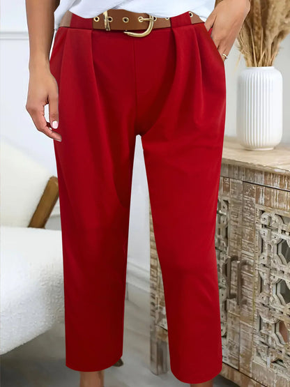 Women's Classic High-Waisted Wide-Leg Trousers NOVAE