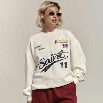 Women's casual sweatpants with a high waist and wide cut NOVAE