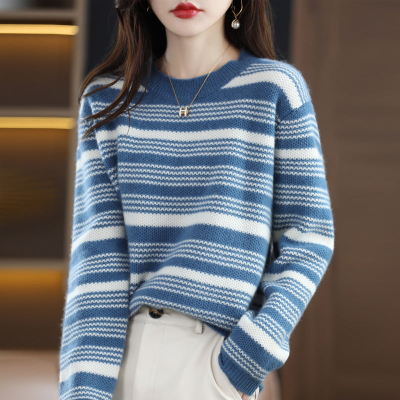 Women's patterned knit sweater NOVAE