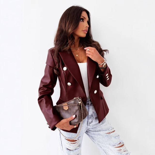 Women's blazer with double button placket NOVAE