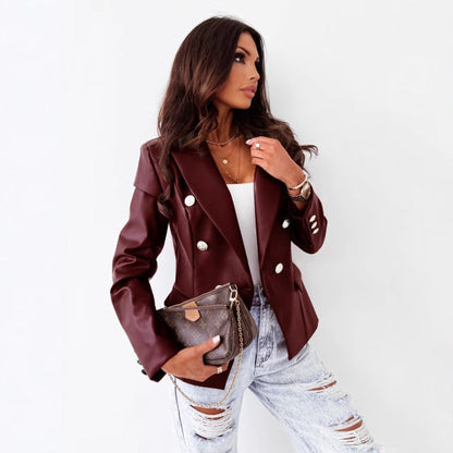 Women's blazer with double button placket NOVAE