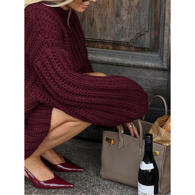 Women's oversized knitted sweater NOVAE