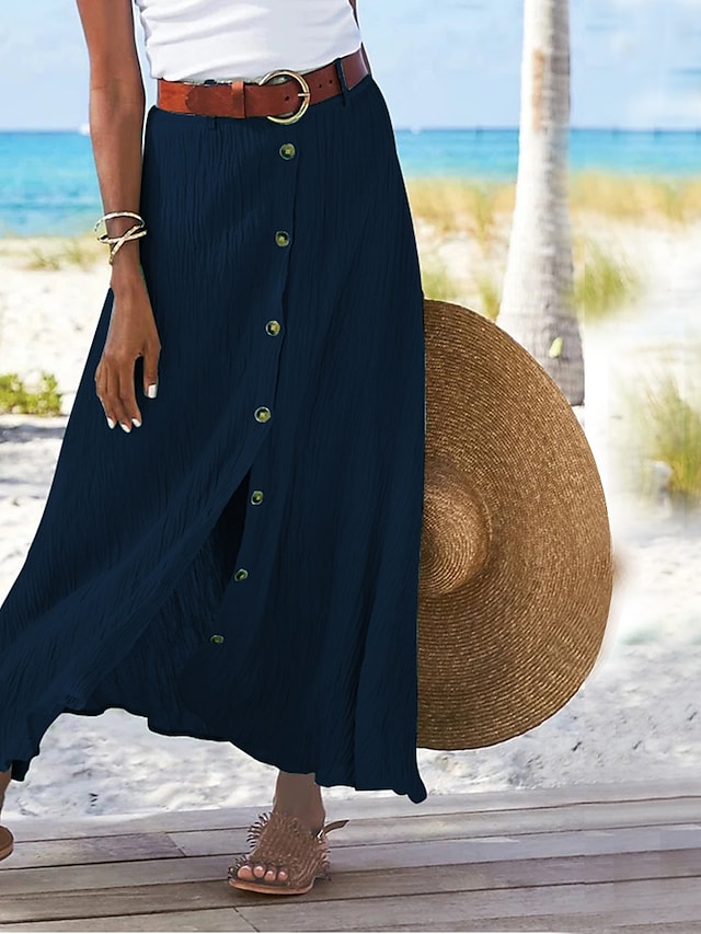 NOVAE | Long linen skirt for women Zelda