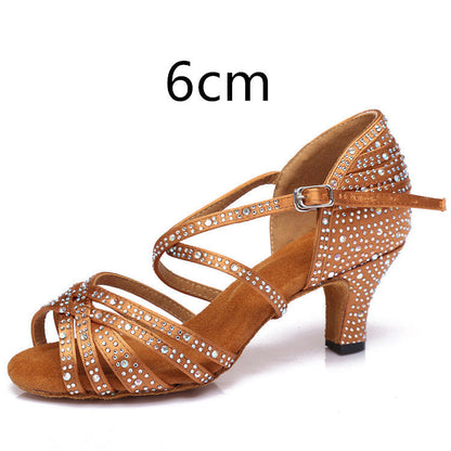 NOVAE | Latin Dance Shoes Hot Boring Full Bore Medium Heel